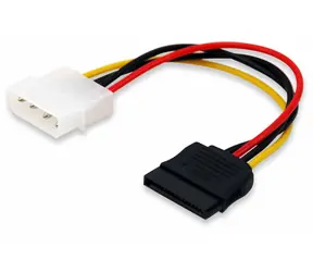 Equip Napájecí kabel Molex-SATA 15-pin / Napájecí kabel / 0,15 m