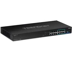 TRENDnet 18-port Gigabit 4PPoE / Switch / 440 W PoE / 36 Gbit/s / 2x SFP / Unmanaged