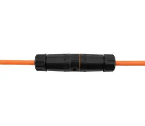 Equip Venkovní spojka RJ45 Cat6a IP68 černá, oranžová / Spojka / Stíněná / IP68 / 250 MHz