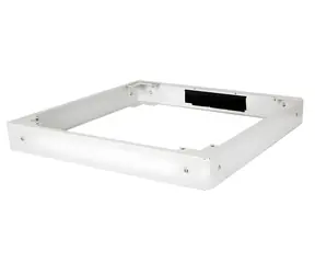 Equip Sokl 800x800 mm světle šedá / Sokl / 19" / Výška 100 mm / RAL7035
