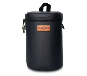 C-ROPE Premium černá, velikost L / Fotopouzdro / 12 x 12 x 19 cm / 2 přihrádky / s popruhem