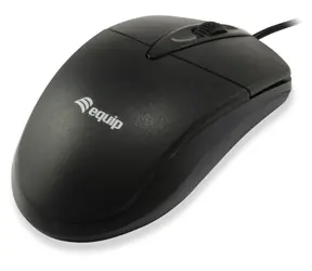 Equip Drátová myš černá / Drátová myš / USB-A / 1000 DPI / 1,35 m kabel / 3 tlačítka