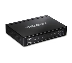 TRENDnet TPE-TG611 / Switch / 6-port Gigabit / 4x PoE+ / 65 W / 1x SFP / kovové provedení