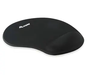 Equip Ergonomická podložka pod myš černá / Podložka pod myš / gel / 200 x 230 mm / opěrka zápěstí