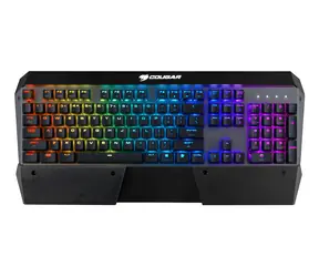 COUGAR Attack X3 RGB černá / Herní klávesnice / Cherry MX Silver / RGB podsvícení / N-Key Rollover / EN layout