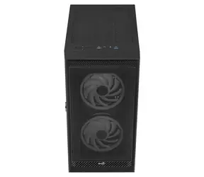 AeroCool Graphite V3 černá / PC skříň / Midi Tower / ATX / mATX / Mini-ITX / 2x USB 3.0 / 3x 140 mm ARGB / bez zdroje