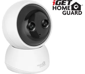 iGET HOMEGUARD HGWIP222 / WiFi IP 2K kamera / dual lens / noční vidění / rotační / microSD slot
