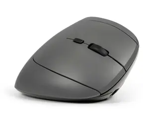 BakkerElkhuizen MidWay šedá, pravá / Vertikální myš / Bluetooth 5.2 / bezdrátová / 7 tlačítek / 2400 DPI