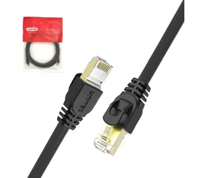 Unitek C1812EBK černá / Patch kabel / Cat 7 / SSTP / RJ45 / 5 m