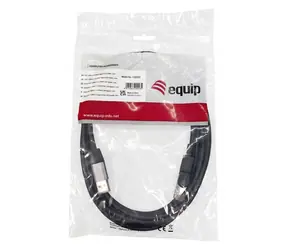 Equip adaptér USB-C/A - RJ-45 černý 1 m / Adaptér / Gigabit Ethernet / Plug & Play