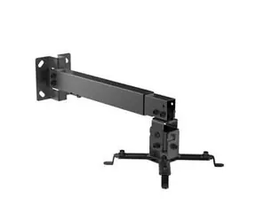 Equip Držák projektoru stropní/nástěnní černá / Držák projektoru / nosnost 20 kg / náklon -15° až 15° / ocel