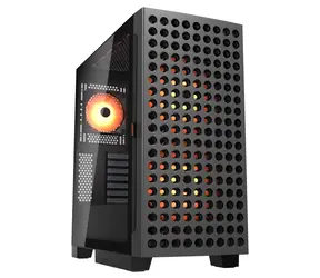 COUGAR Airface ECO RGB černá / PC skříň / Midi Tower / ATX / micro-ATX / Mini-ITX / ARGB / bez zdroje