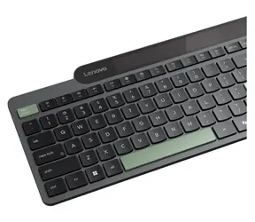 Lenovo Self-Charging Bluetooth Keyboard černá / Bezdrátová klávesnice / US layout / Solární dobíjení / Bluetooth 5.1