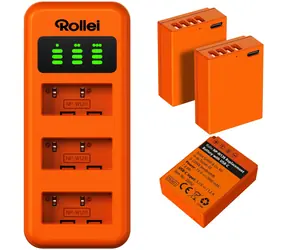 Rollei NP-W126 / Nabíjecí sada / 3x baterie a nabíječka / Pro Fujifilm