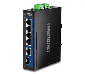 TRENDnet TI-G50611 / Switch / 6-port 2,5G / 10G porty / průmyslový / DIN lišta