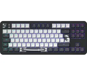 Dark Project ALU87B Bushido / Herní klávesnice mechanická / G3Ms Moonstone / RGB / USB / ISO Layout