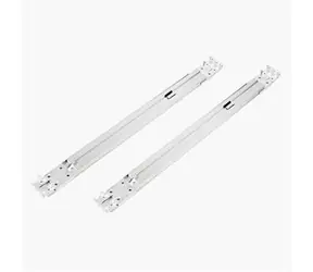 Silverstone SST-RMS09-20 stříbrná / Posuvné lišty pro rack / 438 mm / nosnost 45 kg