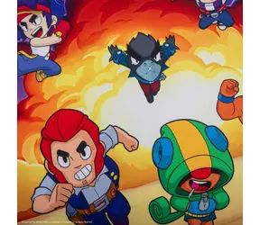 Cinereplicas Podložka pod myš Brawl Stars Ready to Brawl / Herní / Protiskluzová