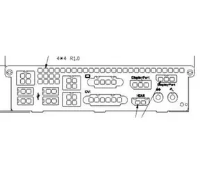 SuperMicro I/O clona pro X13SAZ-F / I/O clona / Pro šasi SC512F/SC514/SC515/SC813/SC113/SC815