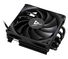 Chieftec CAC-S92PWM-LP45 černá / Chladič CPU / Nízkoprofilový / 92 mm PWM / 45 mm / LGA1700, AM4, AM5