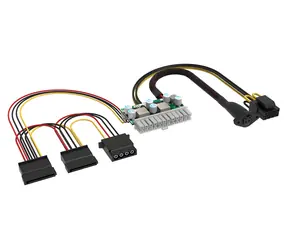 Akasa Compact Power 200 / Napájecí kabel / 24-pin ATX - 4-pin DIN / 200 W