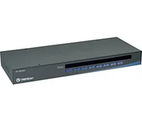 TRENDnet KVM Switch 16-port USB/PS2 19" / KVM switch / 16 portů / VGA / max. 2048x1536 / 1U rack
