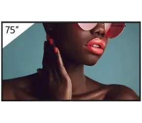 75" Sony FW 75BZ40L černá / Profesionální displej / 4K UHD / 700cd / Android 10 / Wi-Fi / HDMI