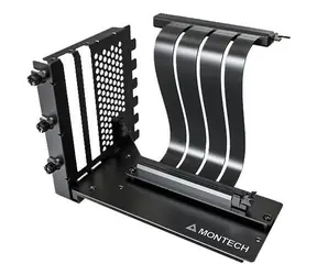 Montech Vertical GPU Mounting Kit + PCIe 4.0 riser kabel černá / 20 cm