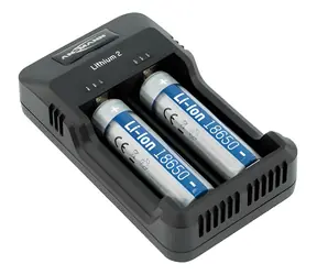 Ansmann Lithium 2 / Nabíječka / Li-Ion / NiMH / AA, AAA, 18650 a další / USB