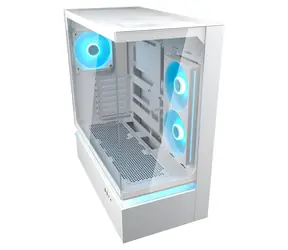 COUGAR CFV235 bílá / Skříň PC / Midi Tower / ATX / ARGB / temperované sklo