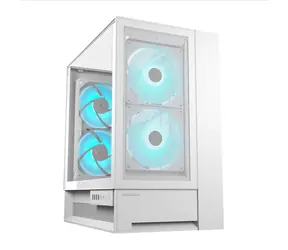 COUGAR OmnyX bílá / PC skříň / Midi Tower / Mesh / ARGB / ATX / micro-ATX / mini-ITX