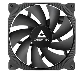 Chieftec ZF-1225PWM černá / Ventilátor / 120mm / Hydraulic Bearing / 1600 RPM / 33 CFM / 4-Pin PWM