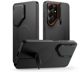 Tech-Protect Kevlar Aura MagSafe černá/oranžová / Zadní kryt pro Samsung Galaxy S26 Ultra / Kevlar / MagSafe