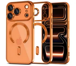 Tech-Protect MagFlex transparentní oranžová / Kryt / Apple iPhone 17 Pro / MagSafe