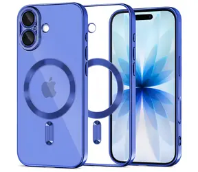 Tech-Protect MagFlex průhledná tmavě modrá / Kryt pro Apple iPhone 17 / MagSafe