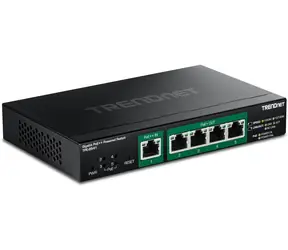 TRENDnet Switch 5-port Gigabit PoE++ / Switch / PoE++ / PoE passthrough / managed