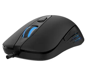 VARR Gaming set myš a podložka černá / Set / Optická herní myš / 3200 DPI / LED podsvícení / Podložka 295 × 210 mm