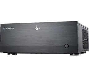 SilverStone SST-GD07B-C Grandia Airflow černá / Počítačová skříň / HTPC / E-ATX / USB-C 3.0 / prachový filtr