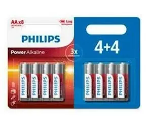 Philips Power LR6P8BP/10 AA 8 ks / Baterie / 1,5 V / alkalická