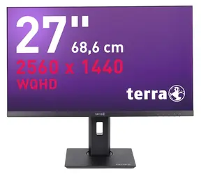 27" TERRA 2775W PV V3 černá / Monitor / IPS / QHD 2560×1440 / USB-C+DP+HDMI