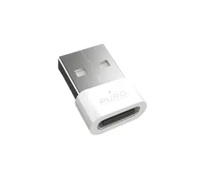 Puro adaptér USB-C - USB-A bílá / Adaptér / USB-C - USB-A