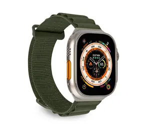 Puro Extreme tmavě zelená / Řemínek pro Apple Watch / 42/44/45/49 mm / Nylon