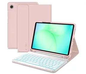 Tech-Protect SC Pen růžová / Pouzdro pro Samsung Galaxy Tab A9+/A11+ 11" / schránka na stylus