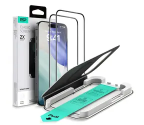 ESR UltraFit transparentní / Ochranné sklo / Apple iPhone 17 Pro Max / 2ks