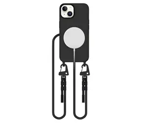 Tech-Protect MagNecklace černá / Kryt / Apple iPhone 14 / MagSafe / šňůrka na krk