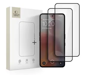 Tech-Protect Glass Fit+ černá / Tvrzené sklo / Nothing Phone 3A, 3A Pro / 2 kusy