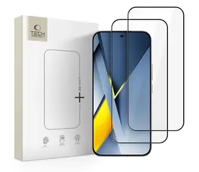 Tech-Protect Glass Fit+ černá / Tvrzené sklo / Xiaomi POCO F8 Pro/Ultra / 2 ks