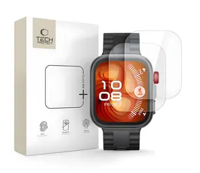 Tech-Protect Glass Fit+ pro Huawei Watch Fit 4 Pro čirá / Ochranné sklo / Tvrzené sklo / 2 ks