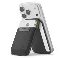Spigen Slim Fold černá / Peněženka / MagSafe