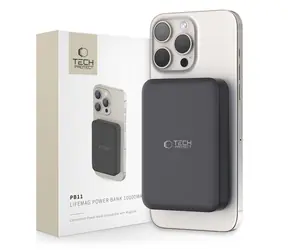 Tech-Protect LifeMag PB11 černá / Powerbanka / MagSafe / 10000mAh / USB-C / 15W